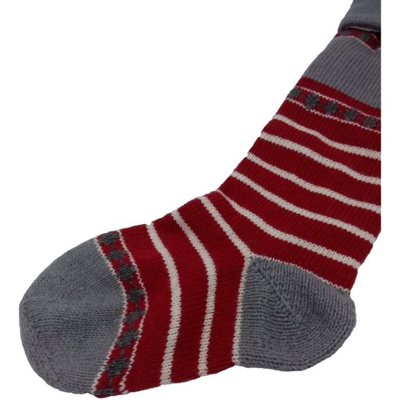 Pottery Barn Kids Peanut Natural Fair Isle Santa Wool Stocking Christmas Xmas - Picture 14 of 16